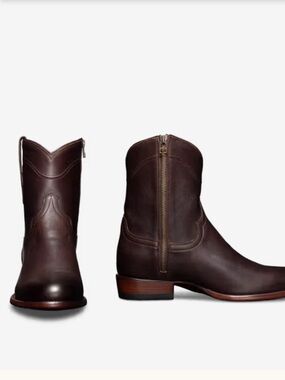 Tecovas The Dean Men’s Leather Boots — Dark Brown - Color Stout
